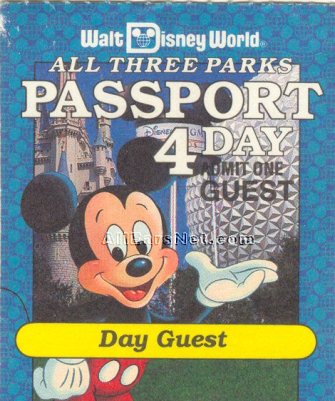 4day Ticket circa 1989