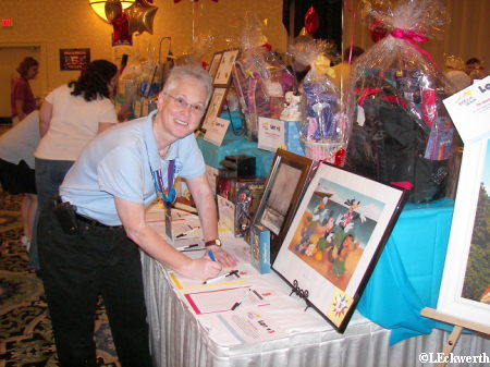  Deb bids on a Silent Auction Item
