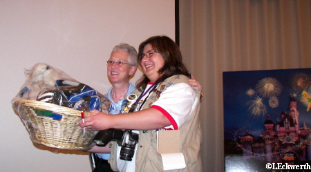  Laura wins the AllEars MagicMeets Prize Basket 