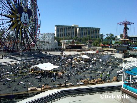 construction for World of Color