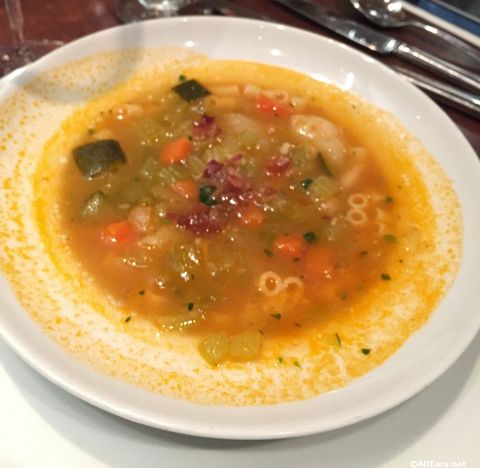 Minestrone Soup at Tutto Italia in Epcot