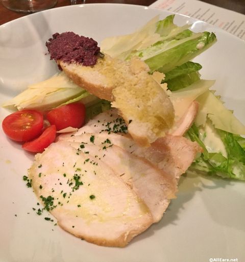 Caesar Salad with Chicken at Tutto Italia in Epcot