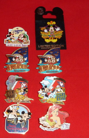 Disney Cruise Line Limited Edition Lot of 8 (eight) pins