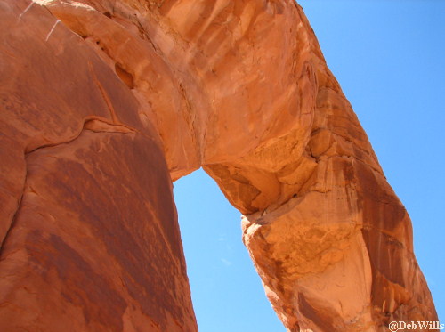 Delicate Arch from underneath