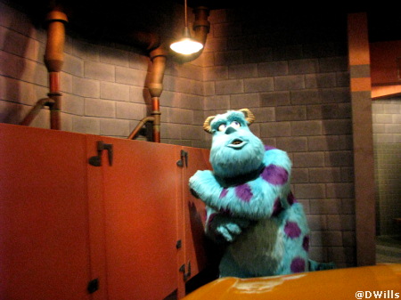 Monster's Inc. in Disney's California Adventure. After our ride with Mike, 