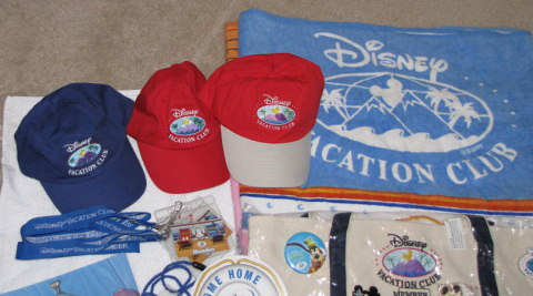 Disney Vacation Club Hats, Lanyards-