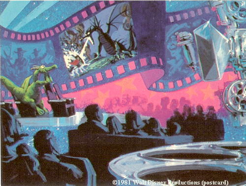Journey Into Imagination Epcot Pre-opening Postcard