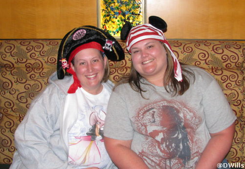 MouseFest Pirate Cruisers Kimmie and friend