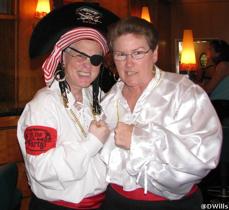 MouseFest Pirate Cruisers Deb and Linda