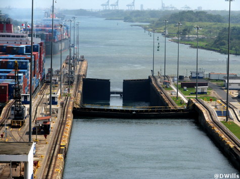 Gatun Locks at Panama Canal