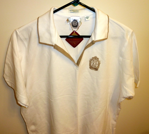 Club 33 Ladies XL V-neck Polo Shirt