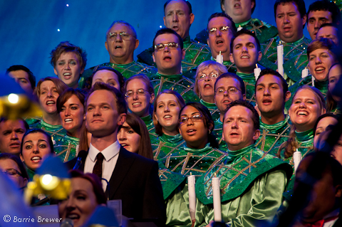 Neil Patrick Harris Epcot's Candlelight Processional