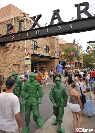 Green Army Men at Pixar Place Disney's Hollywood Studios