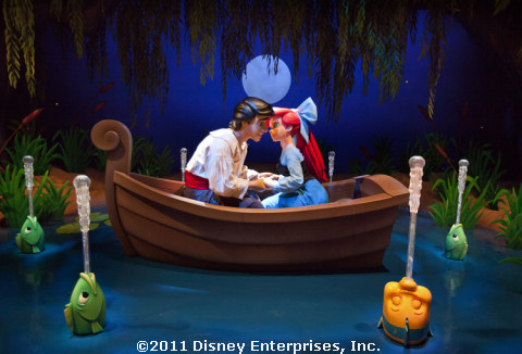 Set in and around Ariel's underwater world and located inside a new space on