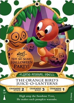 orange bird sorcerers card