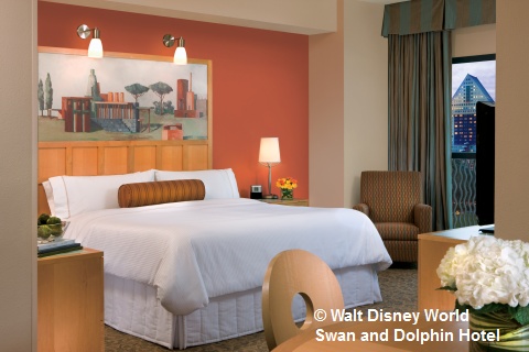 A recipient of the prestigious Meetings & Conventions Hall of Fame Award, the  Walt Disney World Swan and Dolphin is a nationally respected and recognized l.  . resort offers 2,265 guest rooms and over 329,000 square feet of meeting space .