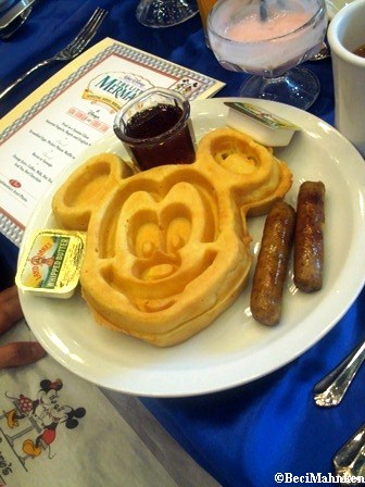 Mickey Waffle at Disney's Soda Fountain and Studio Store
