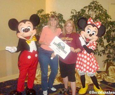 Beci, Michelle, Minnie and Mickey