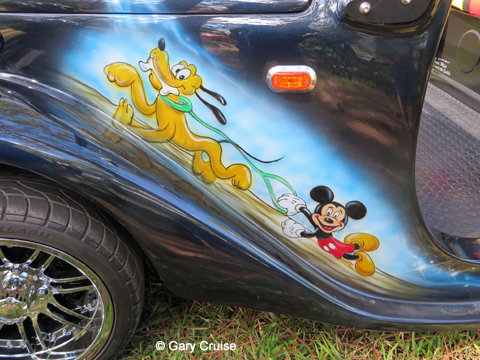 Custom Disney Golf Cart Mickey and Pluto