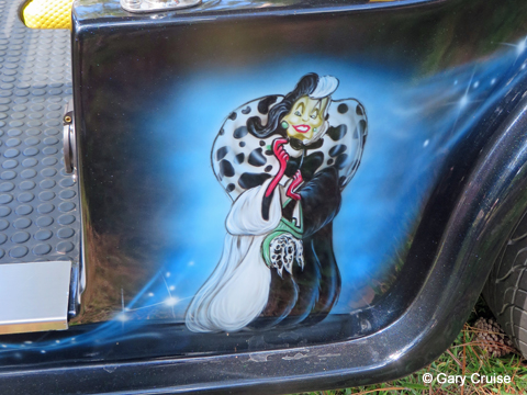 Custom Disney Golf Cart Cruella