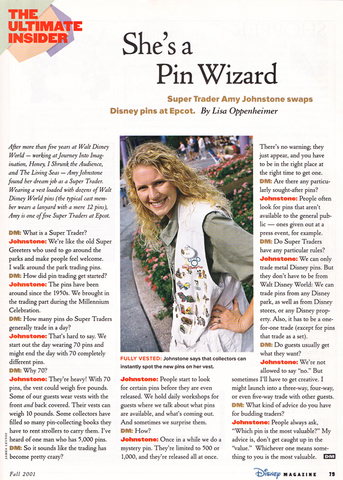Disney Magazine Fall 2001