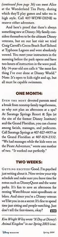 Disney Magazine Spring 2004 page 85