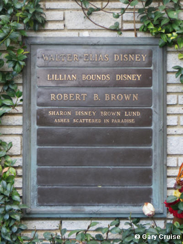 Walt's headstone