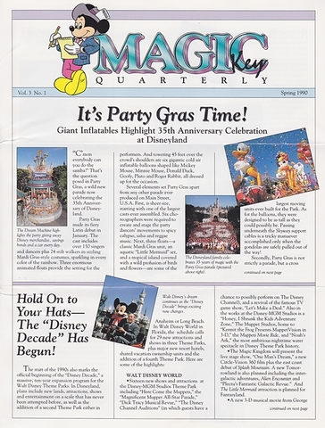 Magic Years Magazine Spring 1990