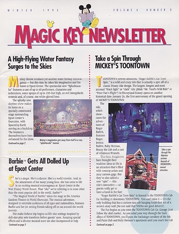 Magic Years Magazine Winter 1993