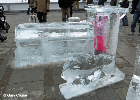 FebFest Ice Sculpture