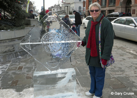 FebFest Ice Sculpture
