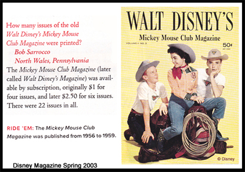 Mickey Mouse Club Magazine