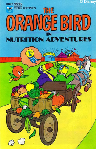 Orange Bird Nutrition Adventures Comic 1980