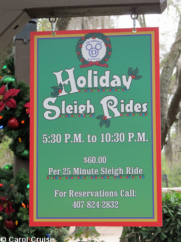 Sleigh Ride Sign