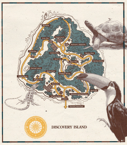 1990s Discovery Island Brochure pg 2