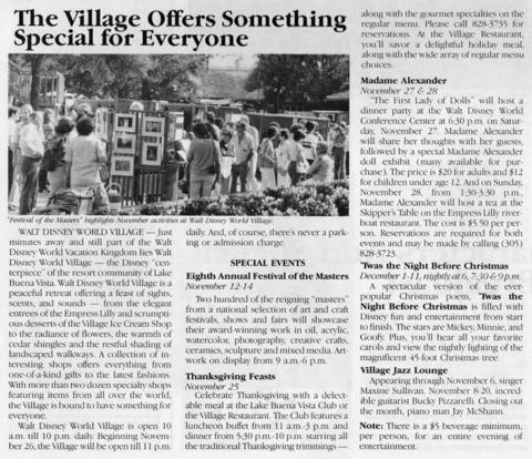 November 1982 The Village