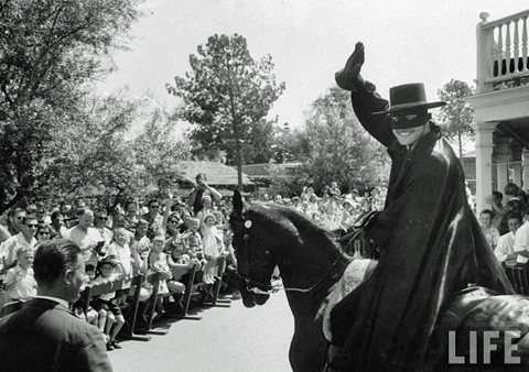 Zorro at Frontierland 1958