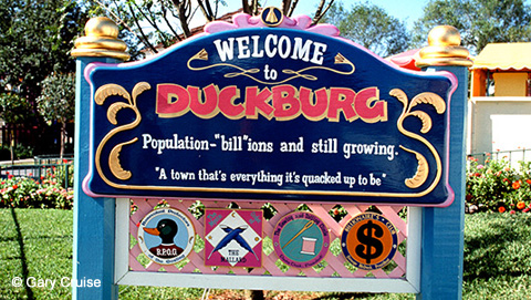Duckburg Sign