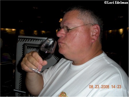 Michael at the Wine Tasting