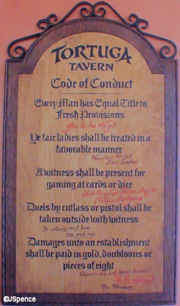 Tortuga Tavern Code of Conduct