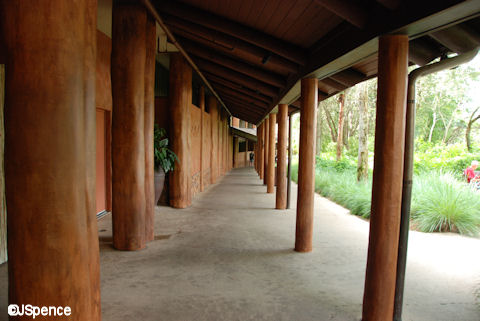 Walkway to the Bus Stop