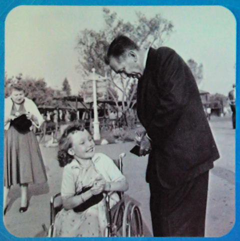 Walt with Girl in Wheelchair