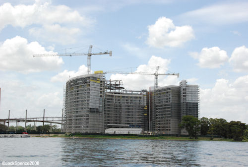 Bay Lake Tower Construction at Contemporary