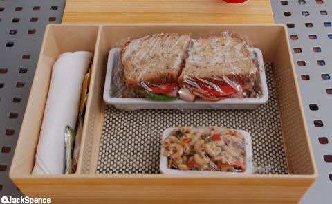 Club Sandwich in Bento Box