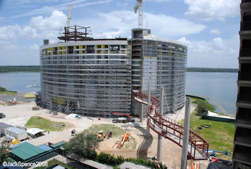 Bay Lake Tower Construction at Contemporary