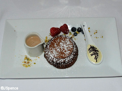 Bistro de Paris' version of a Chocolate Lava Cake
