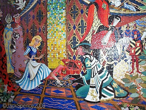 Cinderella Castle Mosaics Tokyo Disneyland