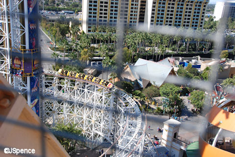 The views from Mickey's Fun Wheel 