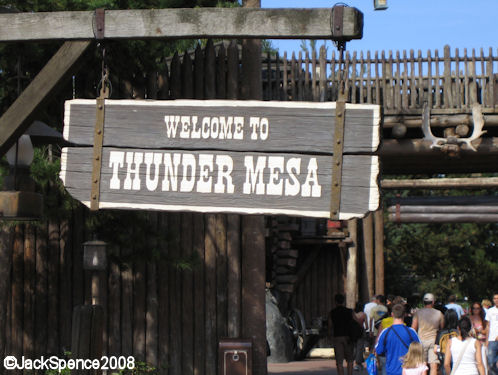 Disneyland Paris Frontierland Thunder Mesa