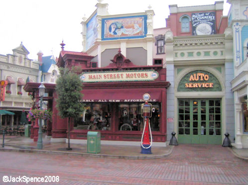 Disneyland Paris Main Street Main Street Motors